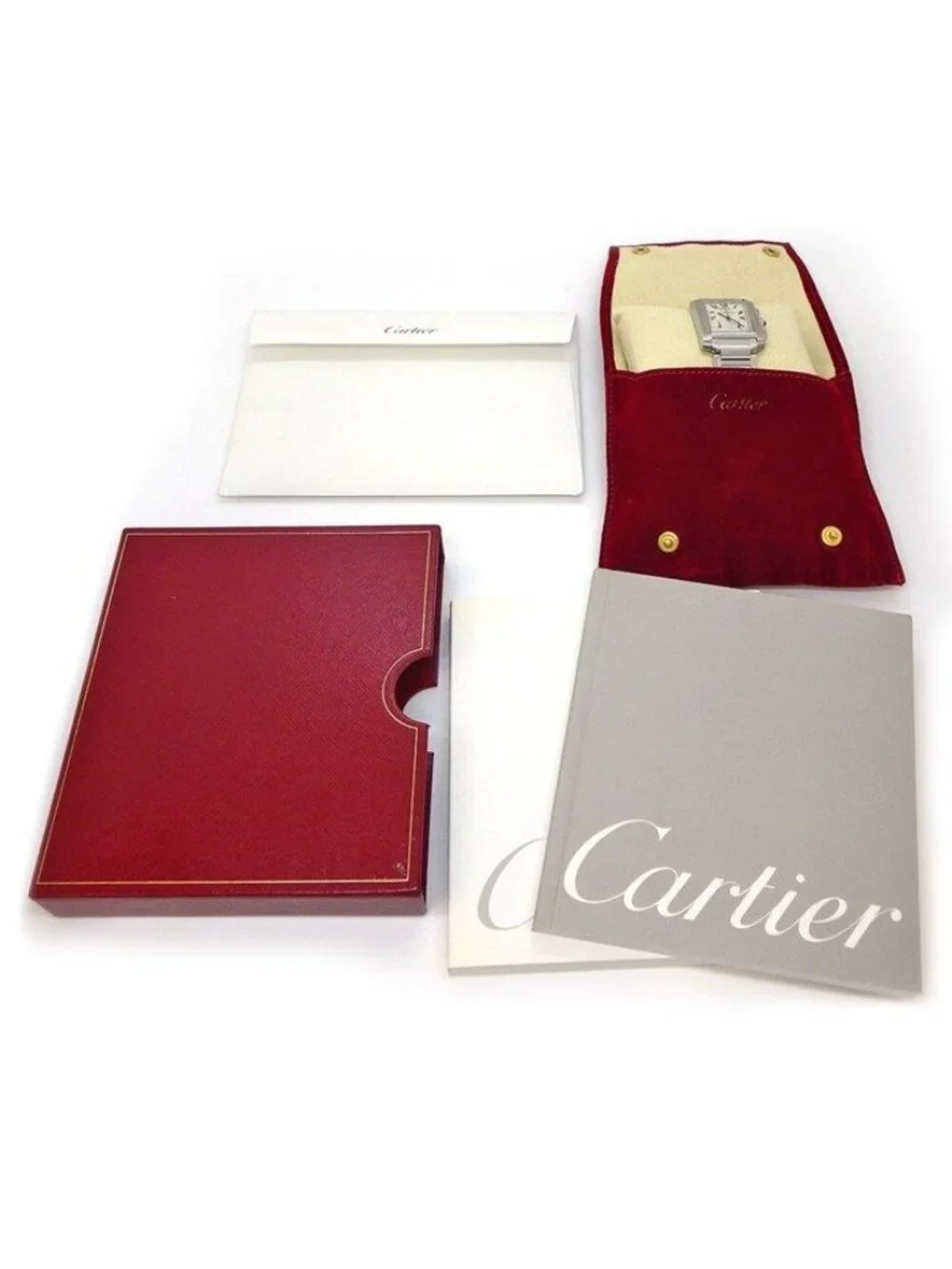Cartier Watch Tank Francaise Chrono Reflex Rectangular White Dial Roman Index